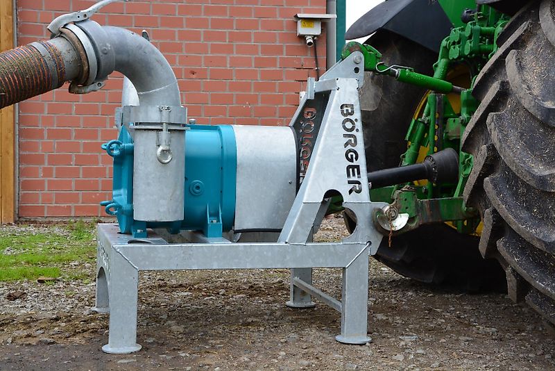 Börger Drehkolbenpumpe CL520, FL518, FL776, FL1036 auf Dreipunktbock