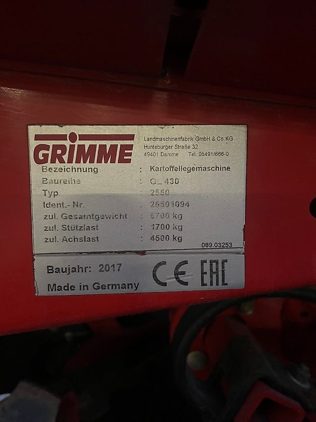 Grimme GL 430