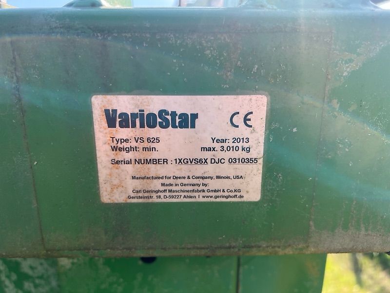 Geringhoff / John Deere VS 625 VarioStar