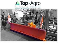 Top-Agro Schneepfluge gerade hydr. serie LIGHT 1,3m NEU Feste-Leiste oder Klappbare-Leiste