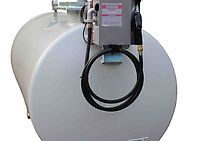 Dieseltank 5000 Liter doppelwandig aus Stahl, zylindrisch Dieseltank 5000 Liter doppelwandig aus Stahl, zylindrisch