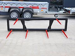 Fliegl Hydraulische Profi-Ballenzange Combi – Ballenspieß 1,4 T Tragkraft, Aktionspreis