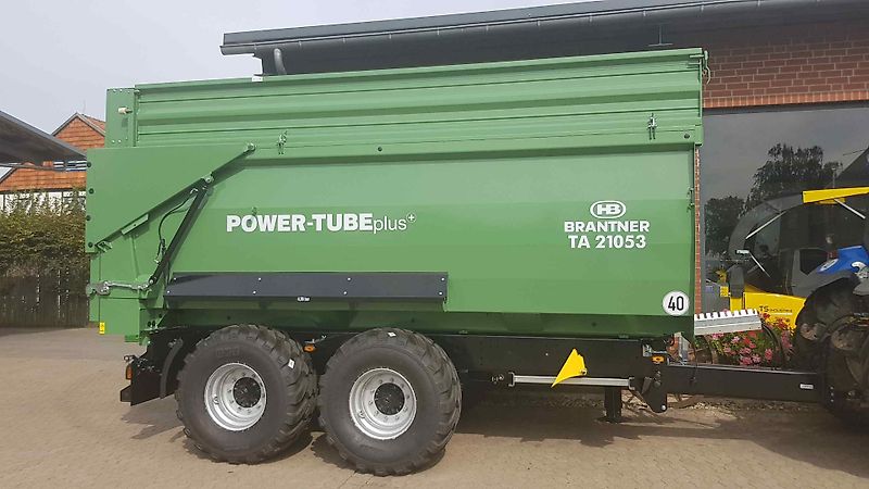 Brantner TA 20053 PowerTube mi 18 / 26m³ + 3 to K80 Anhängung = 21 to + abklappbare 600er Aufsatzwände + 560/60 R 22.5 NEU BKT 693 M 165 D + 2x Sichtfenster mit Plexiglas + LED