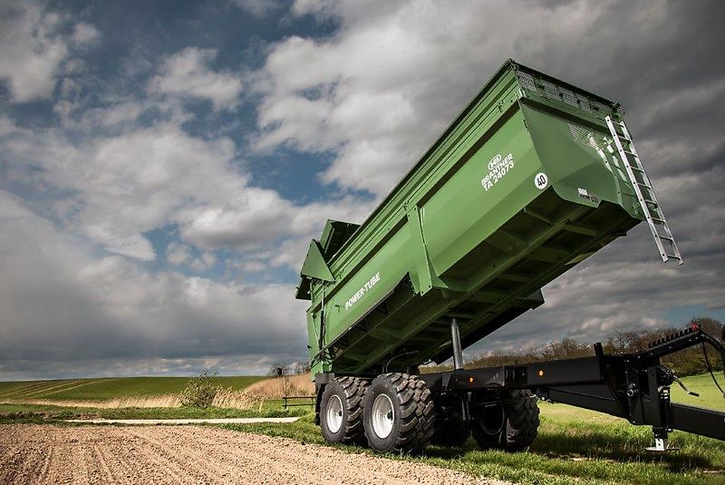Brantner TA 24073 PowerTube - 24 to HARDOX Boden - luftgefedert - BPW Lenkachse + abklappbare 800er Aufsatzwände = 37,4 m³ -- 710er Räder