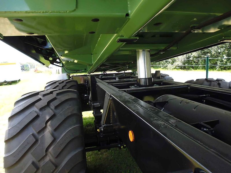 Brantner TA 24073 PowerTube - 24 to HARDOX Boden - luftgefedert - BPW Lenkachse + abklappbare 800er Aufsatzwände = 37,4 m³ -- 710er Räder