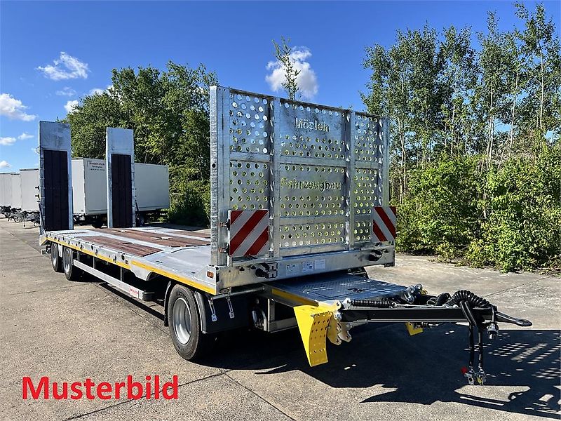 Möslein T4 VB H1 gerade neuer 4 Achs Tieflader gerade hyd