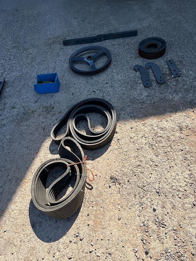 Fendt Mais-Ausrüstung für Fendt Drescher der X- und P-Serie, alle auf den Fotos abgebildeten Teile im Paket