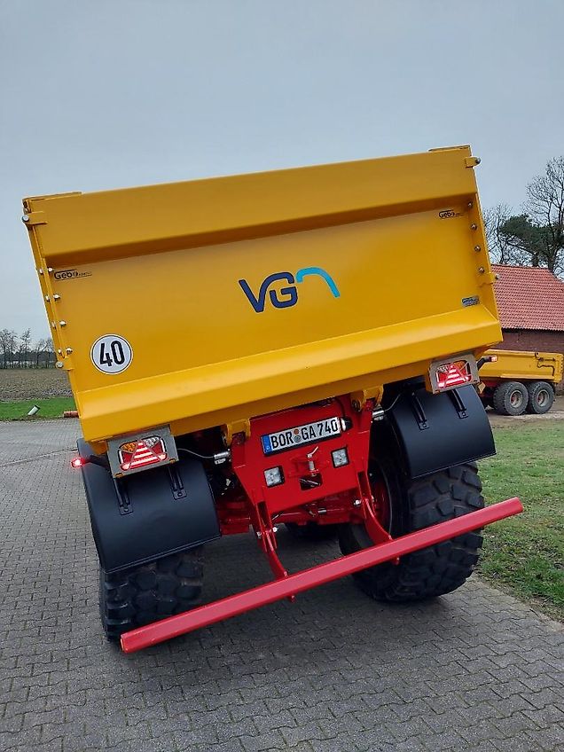 VGM Rocky 26-L Tandem-Schwerlast-Muldenkipper, 24.000kg, Erdmulde