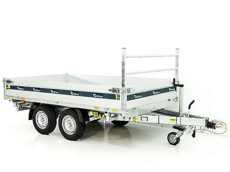Debon Dreiseitenkipper 180x306 2,6t|E-Pumpe|Rampen|Stützen