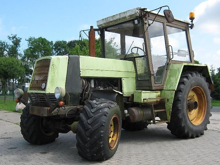 Fortschritt 323 Traktor Fortschritt ZT 323 A, Graubner Transport, 1984