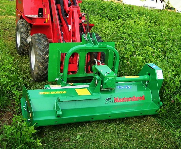 Beispiel eines hydraulisch angetriebenen Mulcher mit einer Arbeitsbreite von 1,3m.