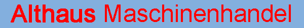 Althaus Maschinenhandel